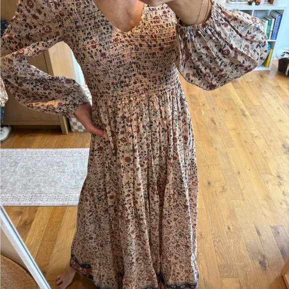 Christy Dawn Aimee Floral Long Sleeve Dress🌾 - Picture 4 of 4